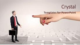  Presentation with infinity - Cool new PPT theme with middle of an infinity maze backdrop and a  colored foreground