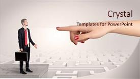  Presentation with infinity - PPT theme having middle of an infinity maze background and a  colored foreground