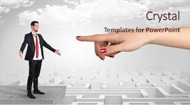  Presentation with love - Beautiful theme featuring middle of an infinity maze backdrop and a  colored foreground