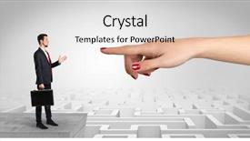  Presentation with love - Cool new slides with middle of an infinity maze backdrop and a lemonade colored foreground