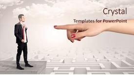  Presentation with love - Beautiful theme featuring middle of an infinity maze backdrop and a lemonade colored foreground