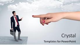  Presentation with infinity - Presentation featuring middle of an infinity maze background and a light gray colored foreground