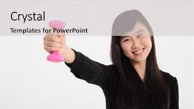  Presentation with teenager expressions - Slides enhanced with middle school health - young pretty teenager background and a light gray colored foreground