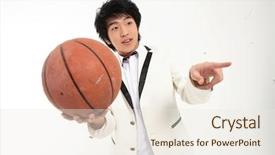  Presentation with teenager winners - Presentation design having middle school health - young teenager background and a sky blue colored foreground