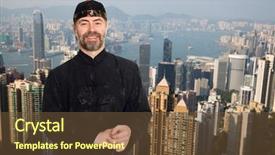  Presentation with chinese traditional - Amazing slides having midle age - european man in traditional chinese backdrop and a  colored foreground