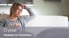  Presentation with alcohol - Presentation featuring midlle-aged-woman-at-home background and a  colored foreground