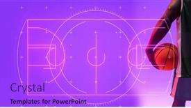  Presentation with abstract circles - Presentation design consisting of midsection-of-african-american-male background and a light blue colored foreground