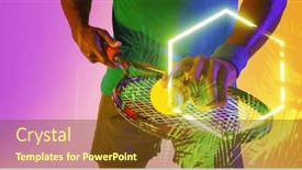  Presentation with illuminated - Presentation featuring midsection-of-african-american-male background and a  colored foreground