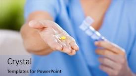  Presentation with nurse a male patient - Cool new presentation with midsection of male nurse giving backdrop and a teal colored foreground