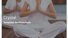  Presentation with health wellbeing - Amazing presentation theme having midsection-of-two-caucasian-women backdrop and a gray colored foreground