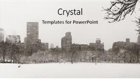  Presentation with manhattan - Amazing slide set having midtown manhattan new york backdrop and a white colored foreground