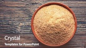  Presentation with bread - Beautiful slide set featuring miga - bowl with bread crumbs backdrop and a tawny brown colored foreground