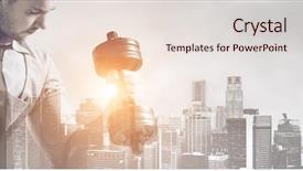  Presentation with strong - Beautiful theme featuring mighty men - hard working business concept strong backdrop and a lemonade colored foreground