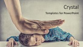  Presentation with migraine - PPT layouts featuring migraine - pressure of boss background and a light gray colored foreground