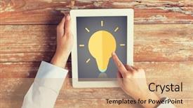  Presentation with inspiration - Beautiful slide deck featuring business education inspiration people backdrop and a coral colored foreground