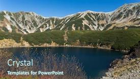  Presentation with sunshine - Slides enhanced with mikurigaike-pond-and-sunshine background and a ocean colored foreground