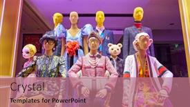  Presentation with luxury fashion - Beautiful slide deck featuring milan-italy-circa-november-2017 backdrop and a coral colored foreground