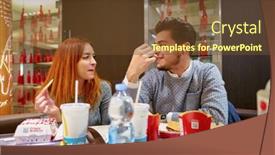  Presentation with customers - Beautiful theme featuring milan-italy-circa-november-2017 backdrop and a tawny brown colored foreground