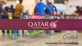  Presentation with qatar - Beautiful slide deck featuring milan-italy-circa-november-2017 backdrop and a mint green colored foreground