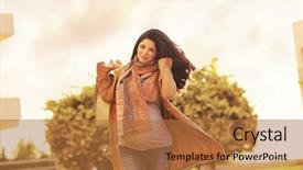  Presentation with pregnant woman - Colorful theme enhanced with mild sunset light enjoying great backdrop and a red colored foreground