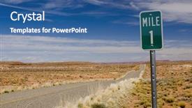  Presentation with desert star of bethlehem nativity - Amazing slides having miles - mile 1 one marker backdrop and a ocean colored foreground