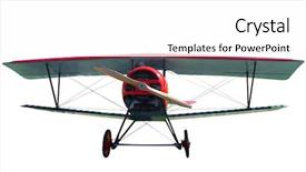  Presentation with aircraft - Amazing presentation theme having military aircraft - 7 8 replica backdrop and a white colored foreground