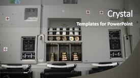  Presentation with aircraft - Colorful presentation enhanced with military aircraft c-17 inside backdrop and a  colored foreground