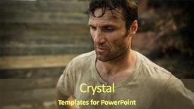  Presentation with boot camp - Audience pleasing slide set consisting of military boots - soldier sitting on his knees backdrop and a tawny brown colored foreground