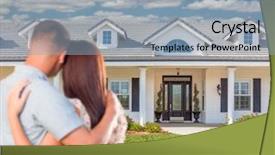  Presentation with military - Amazing slide deck having military couple facing beautiful new backdrop and a light blue colored foreground