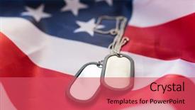  Presentation with memorial service - Beautiful PPT theme featuring military forces military service patriotism backdrop and a red colored foreground