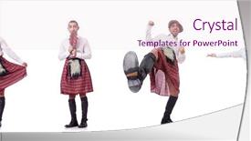  Presentation with formal - PPT layouts having military formal - concept with funny scotsman isolated background and a lemonade colored foreground