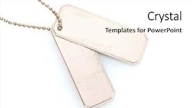  Presentation with business intelligence white robotic arm - Cool new slides with military hospital - army badges isolated on white backdrop and a  colored foreground