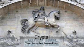  Presentation with notre dame de paris france - Theme consisting of military hospital - les invalides complex paris france background and a light gray colored foreground