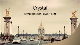  Presentation with les enfant handicap - Cool new slides with military hospital - les invalides dome seen backdrop and a lemonade colored foreground