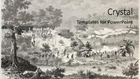  Presentation with journal - Slides enhanced with military indonesia - dutch troops in sumatra fighting background and a light gray colored foreground