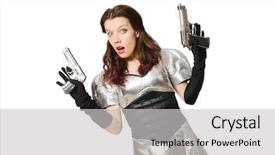  Presentation with life insurance concept white - Cool new presentation design with military intelligence - woman in tech concept isolated backdrop and a  colored foreground