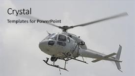  Presentation with helicopter - Audience pleasing PPT layouts consisting of tele urgence - helicopter backdrop and a light gray colored foreground