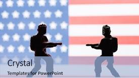  Presentation with philippine american war - Theme with air force symbol - american soldier background and a light blue colored foreground