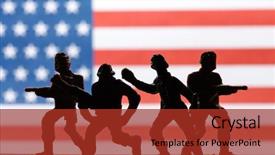  Presentation with american revolution declaration of independence - Cool new presentation with air force symbol - american soldier backdrop and a tawny brown colored foreground