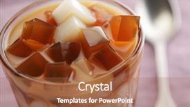  Presentation with detox - Beautiful theme featuring abrorption - milk and coffee detox agar backdrop and a red colored foreground