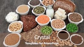  Presentation with almond milk - Amazing slides having milk high in antioxidant backdrop and a tawny brown colored foreground