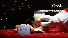  Presentation with cookies christmas - Cool new presentation theme with milk on christmas eve backdrop and a black colored foreground