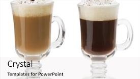  Presentation with industri - Presentation having milk powder industri - cup of coffee isolated background and a white colored foreground