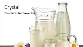  Presentation with white milk - Presentation theme consisting of horizontal frontal view of skiers and crochet trees in a snowed set with space for a message background and a light gray colored foreground