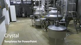  Presentation with stainless steel - Theme featuring healthcare and medicine young doctor expressing positivity background and a light blue colored foreground