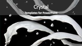  Presentation with milk splash - Colorful slides enhanced with patriotic - european cup of soccer backdrop and a blonde colored foreground