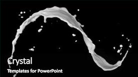  Presentation with milk splashing - Cool new PPT theme with child death - full length of silhouetted parents backdrop and a seafoam green colored foreground