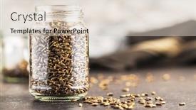  Presentation with milk thistle - Slide set featuring milk-thistle-seeds-in-jar background and a lemonade colored foreground