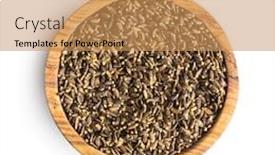  Presentation with thistle - Cool new theme with milk-thistle-seeds-in-wooden backdrop and a coral colored foreground