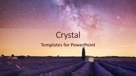  Presentation with lavender - Audience pleasing presentation consisting of milky way over lavender field backdrop and a lemonade colored foreground